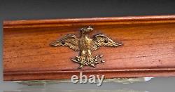 Empire Style Photo Frame Mahogany + Gilded Brass Late 19th Century