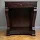 Empire-period Mahogany Console With One Drawer, 19th Century