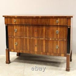 Empire period walnut commode Italy 19th century