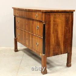 Empire period walnut commode Italy 19th century