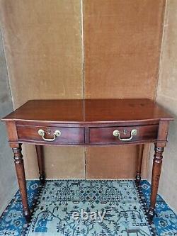 English Regency Console In Mahogany, Epoque Early 19th