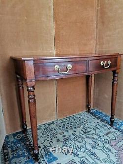 English Regency Console In Mahogany, Epoque Early 19th