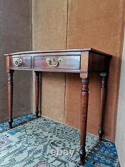 English Regency Console In Mahogany, Epoque Early 19th