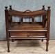 English Magazine Rack In Mahogany From The Late 19th Century