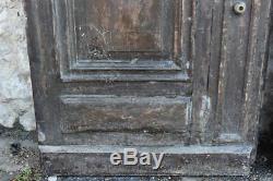 Entrance Door Old Walnut Nineteenth Time