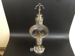 Epoque Nineteenth Century. Quinquet, Beautiful Oil Lamp, Oil. Snakes Taken