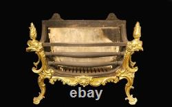 Fire basket, 19th century, Victorian period / Fire basket, bronze, Victorian period