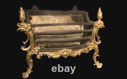 Fire basket, 19th century, Victorian period / Fire basket, bronze, Victorian period