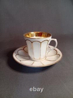 Five Porcelain Cups from Paris, 19th Century Louis Philippe Period