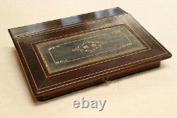 Former Box/ecritory Marquetry Napoleon 3 Epoque Xixe