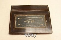 Former Box/ecritory Marquetry Napoleon 3 Epoque Xixe