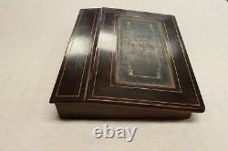 Former Box/ecritory Marquetry Napoleon 3 Epoque Xixe