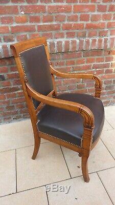 Former Chair Empire. Food Empire Period. Early Xixth. Antique Armchair