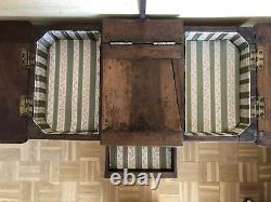 Former Hairdresser Rustic Wooden Furniture Age XIX Eme