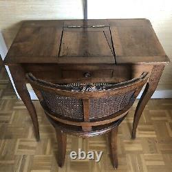 Former Hairdresser Rustic Wooden Furniture Age XIX Eme