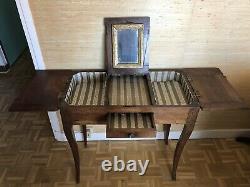 Former Hairdresser Rustic Wooden Furniture Age XIX Eme