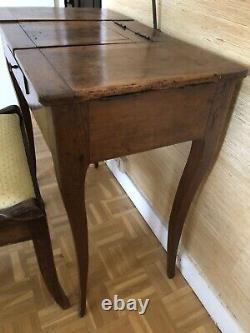 Former Hairdresser Rustic Wooden Furniture Age XIX Eme