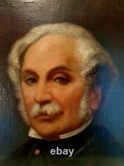 Former Portrait Of Man, Oil On Canvas, Era XIX Th S
