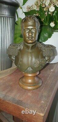 Former Small Bronze Bust Of Napoleon I Epoque XIX