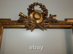 Frame Golden Wood Stuc Attributes Music Louis XVI 18th Or 19th Century