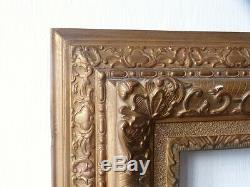 Frame In The Berain, Louis XIV Style, Wood And Stucco Gilded, Nineteenth Time For Table