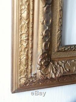 Frame In The Berain, Louis XIV Style, Wood And Stucco Gilded, Nineteenth Time For Table