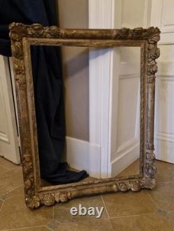 Frame Louis XIV 18th Century Carved and Gilded Wood
