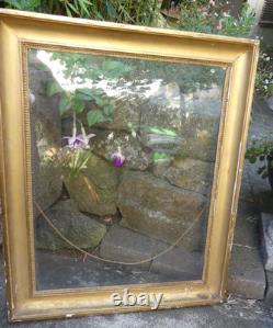 Frame from the Restoration period with original XIX century glass and original gilding.