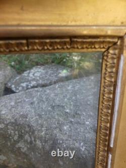 Frame from the Restoration period with original XIX century glass and original gilding.