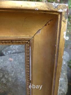 Frame from the Restoration period with original XIX century glass and original gilding.