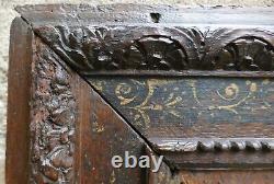 Frame with Low Relief Panel High Era Carved Oak Character