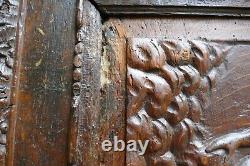 Frame with Low Relief Panel High Era Carved Oak Character