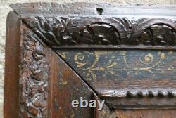 Frame with Low Relief Panel High Era Carved Oak Figure