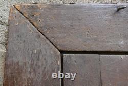 Frame with Low Relief Panel High Era Carved Oak Figure