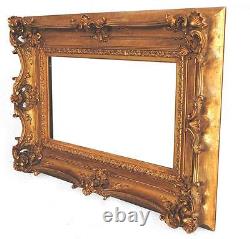 Frame with gilded stucco ears from the late 19th century