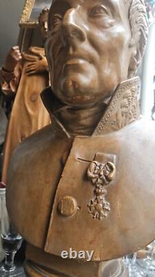François Joseph DURET bust Empire period early 19th century