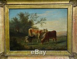 G. Baudry Pastoral Landscape Epoque Louis Philippe Hst Nineteenth Century
