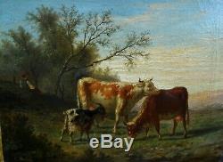 G. Baudry Pastoral Landscape Epoque Louis Philippe Hst Nineteenth Century