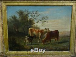 G. Baudry Pastoral Landscape Epoque Louis Philippe Hst Nineteenth Century