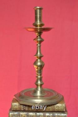 GRAND BRONZE CANDLESTICK 17th CENTURY HIGH PERIOD 17th CENTURY CHANDELIER