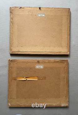 Gallant Scenes, pair of engravings by Clementi, period frames, 18th century