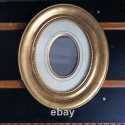 Gilded Wooden Oval Frame Late 19th Century (A)