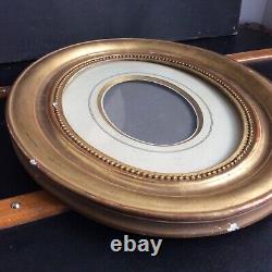 Gilded Wooden Oval Frame Late 19th Century (A)