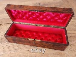 Glove Box In Loupe De Thuya, Epoch Napoleon III Marquetry Bolt Xixth