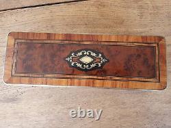 Glove Box In Loupe De Thuya, Epoch Napoleon III Marquetry Bolt Xixth