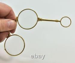 Gold Binocle Or Hand-to-hand 19th Century Gold