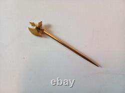 Gold Tie Pin in the Shape of a Halberd, Late 19th Century