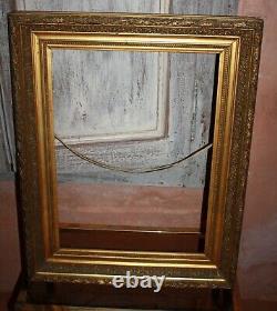 Golden 19th Century Wooden Frame
