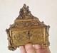 Golden Bronze Box Hunting 19th Century Style 18th Century High Period Virgin Putti