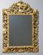 Golden Carved Openwork Wooden Mirror, Italy 19th Century, Silvering